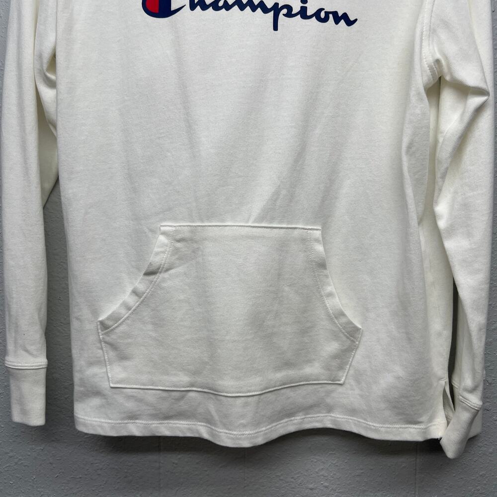 Champion Pullover White Hoodie Womens Small Athleisure Casual Activewear Fitness - Picture 5 of 14